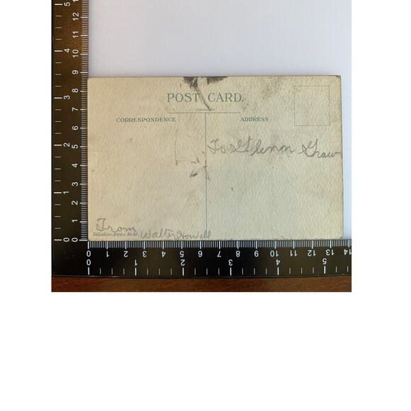 Antique Early 1900s Ephemera Valentine Postcard Tennis Player Boy Love Poem SEE - Picture 5 of 8